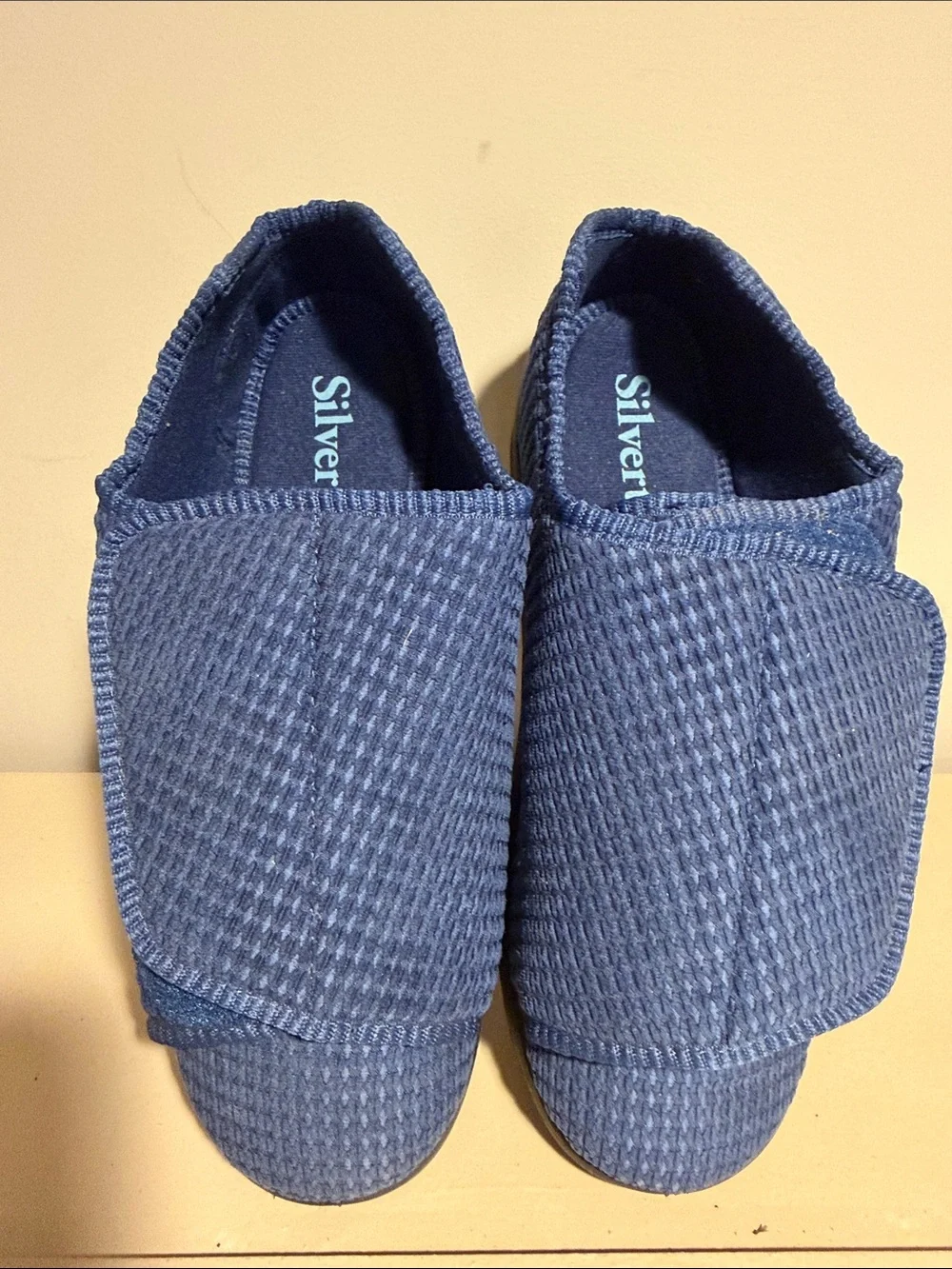 Silverts Men's Navy Slip-On Loafers